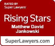 Matthew David Jankowski's Rising Stars Badge Rated by Super Lawyers